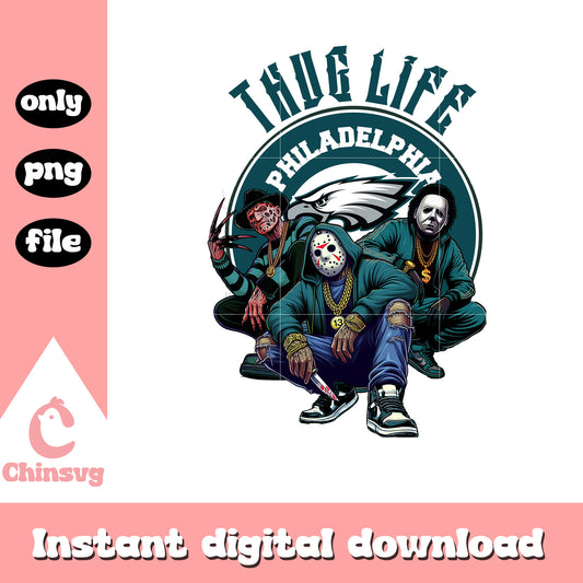 Philadelphia Eagles thug life png, nfl team gear png