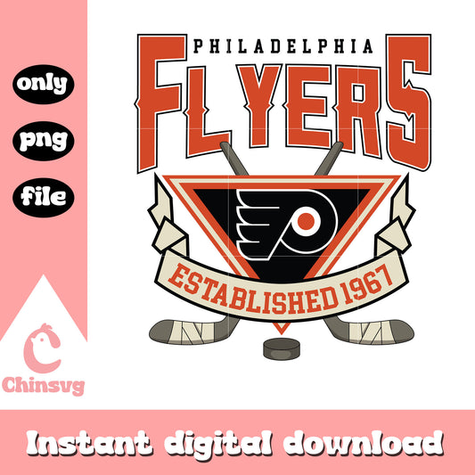 Philadelphia Flyers hockey 1967 svg, logo nfl team svg