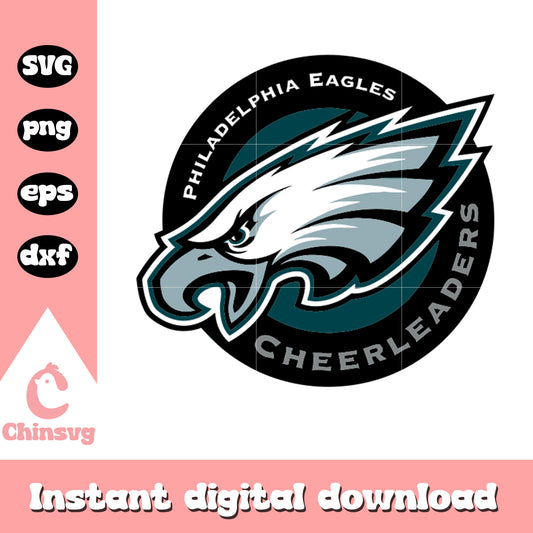Philadelphia eagles cheerleaders team svg, nfl svg