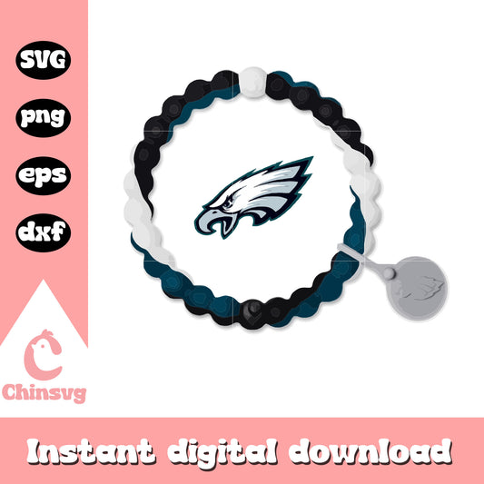Philadelphia eagles circle logo design svg, nfl shop svg