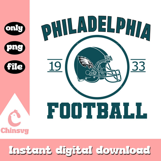 Philadelphia football Eagles helmet svg, rugby ball svg
