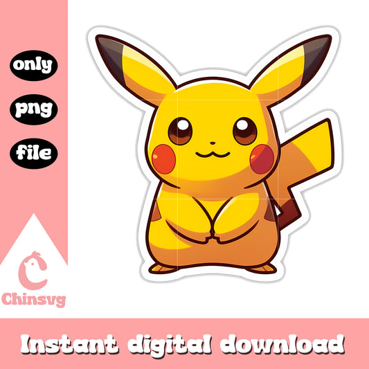 Pikachu clipping png, pokemon anime png, pikachu cute png