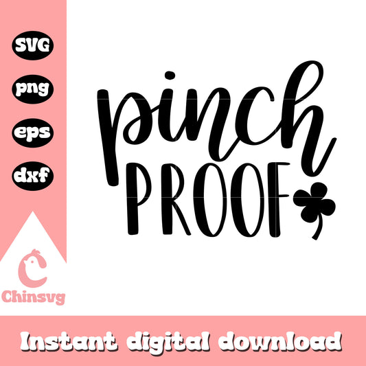 Pinch proof patrick font design svg, saint patrick's day parade svg