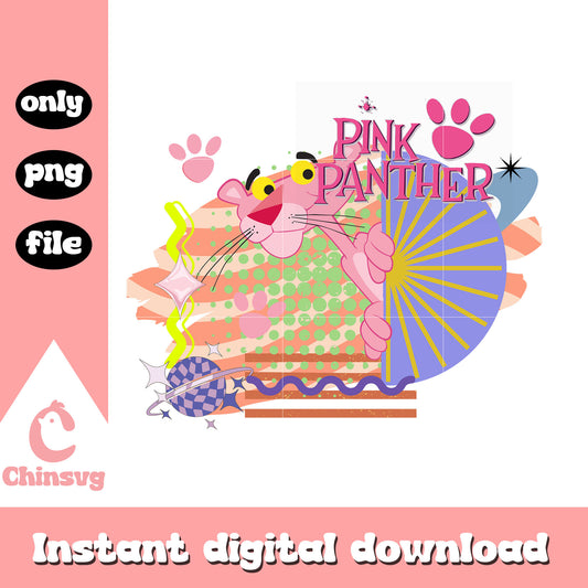 Pink panther clipart png, pink panther cartoon series png
