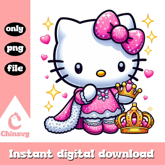 Pink queen hello kitty character png, hello kitty png, sanrio png