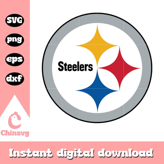 Pittsburgh Steelers nfl logo svg, rugby football svg