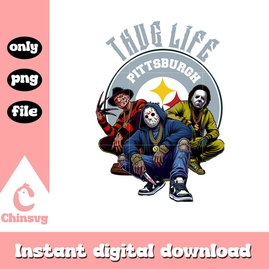 Pittsburgh Steelers thug life png, football nfl teams list png