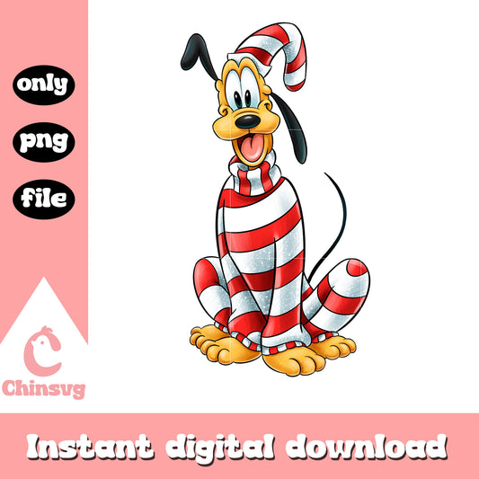 Pluto christmas disney png, pluto christmas png, disney mickey png