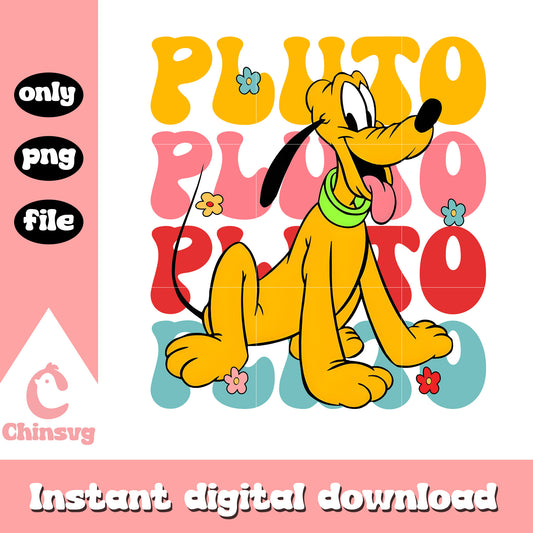 Pluto disney dog cartoon png, PLuto dog basic png, pluto dog png