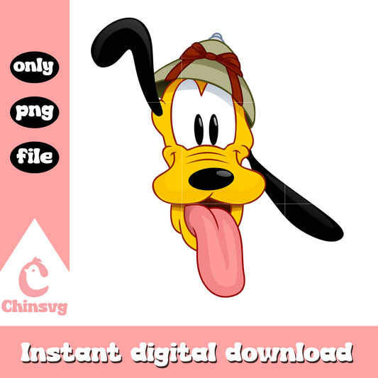 Pluto disney safari design png, mickey mouse pluto cartoon png