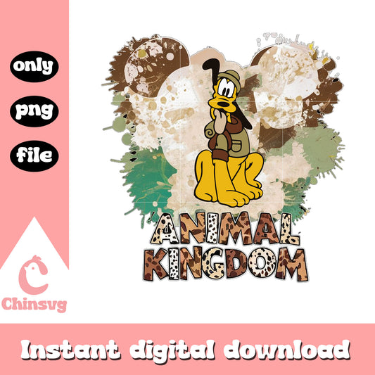 Pluto dog animal kingdom png, animal kingdom png, disney png