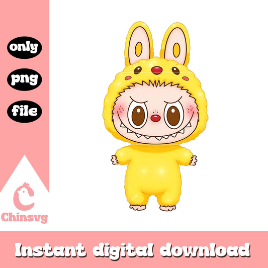Pokemon labubu doll design png, labubu toy png, pikachu png