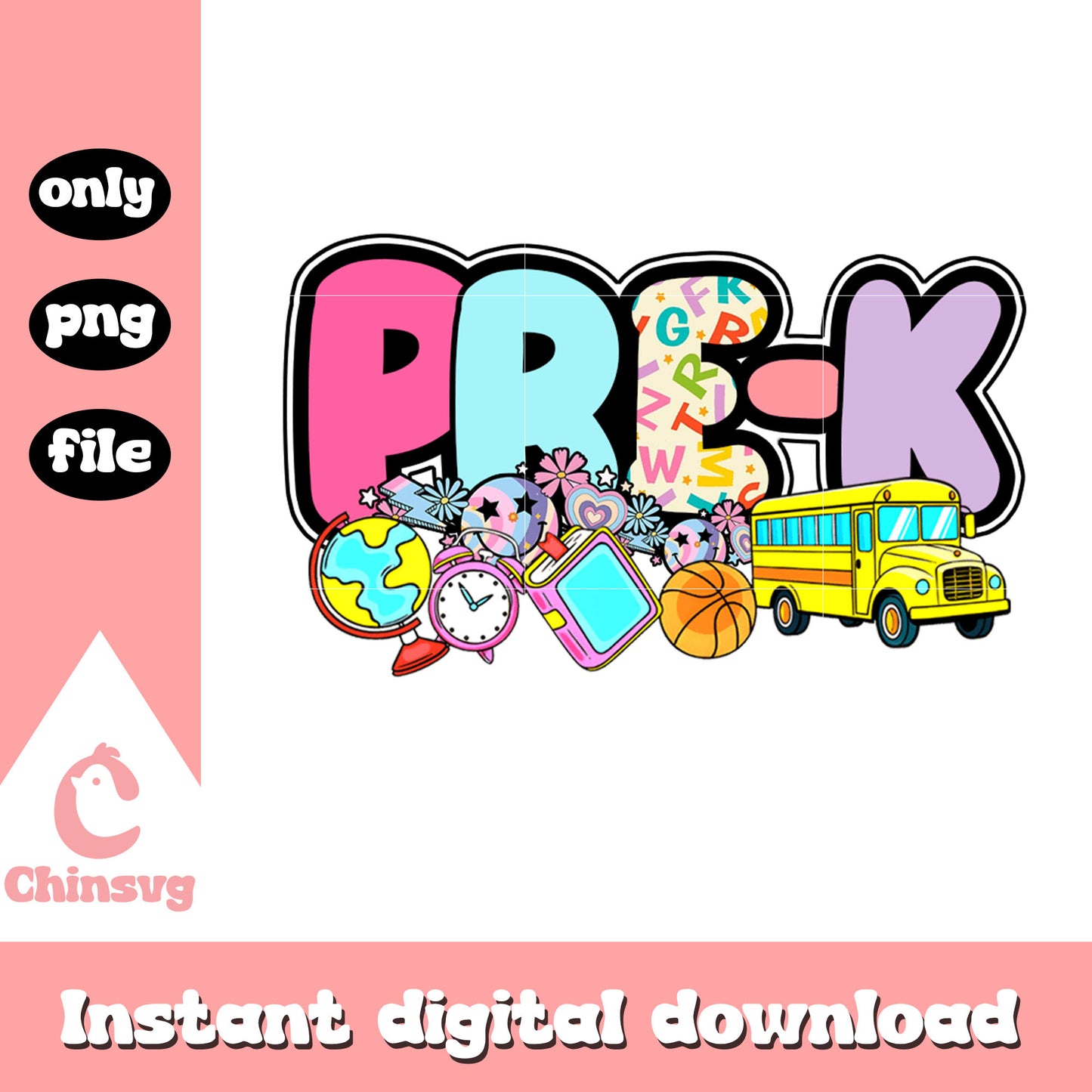 Pre-k back to school clipart design png, welcome back to school png