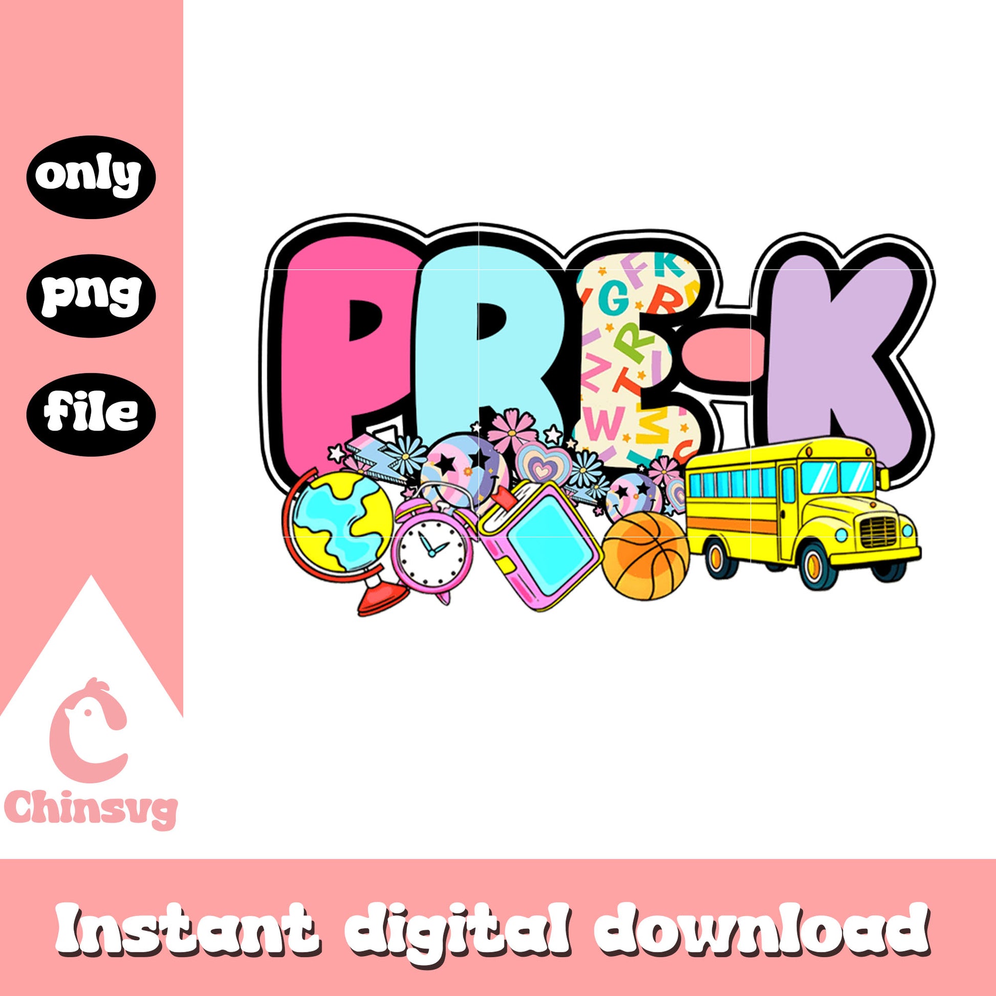 Pre-k back to school clipart design png, welcome back to school png