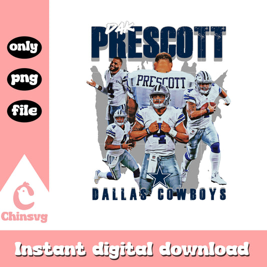 Prescott Dallas Cowboys players png, football nfl png