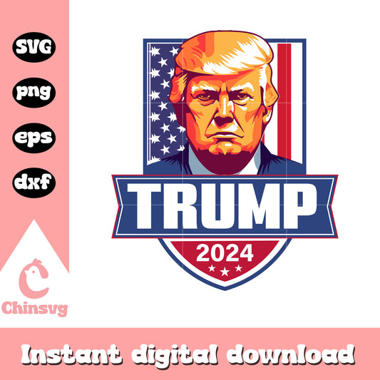 President trump 2024 design svg, trump 2024​ svg, trump logos​ svg