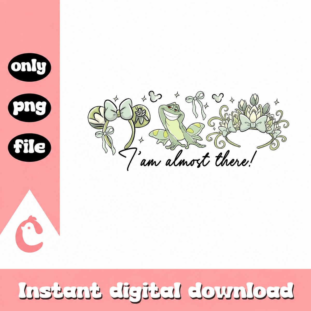 Princess And The Frog PNG, Tiana Mickey Ears PNG, Disney Princess PNG