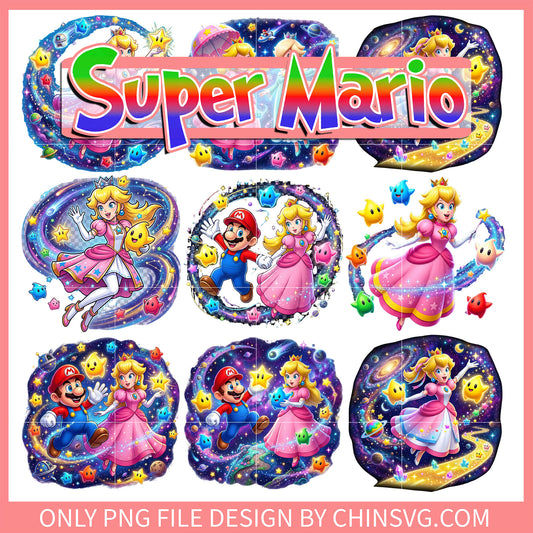 Princess peach mario galaxy bundle png