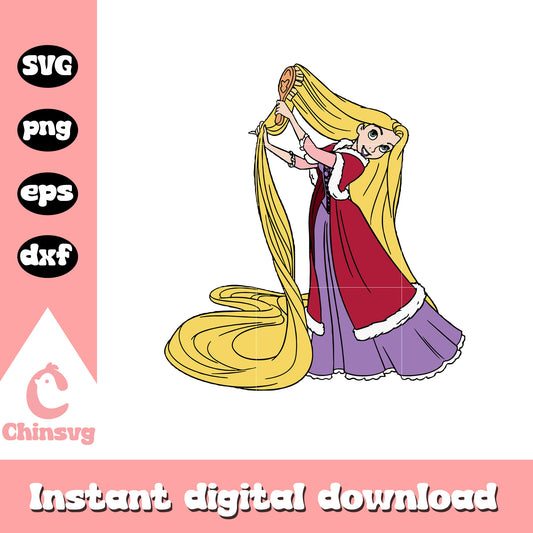 Princess rapunzel svg, disney princess svg, rapunzel disney​ svg