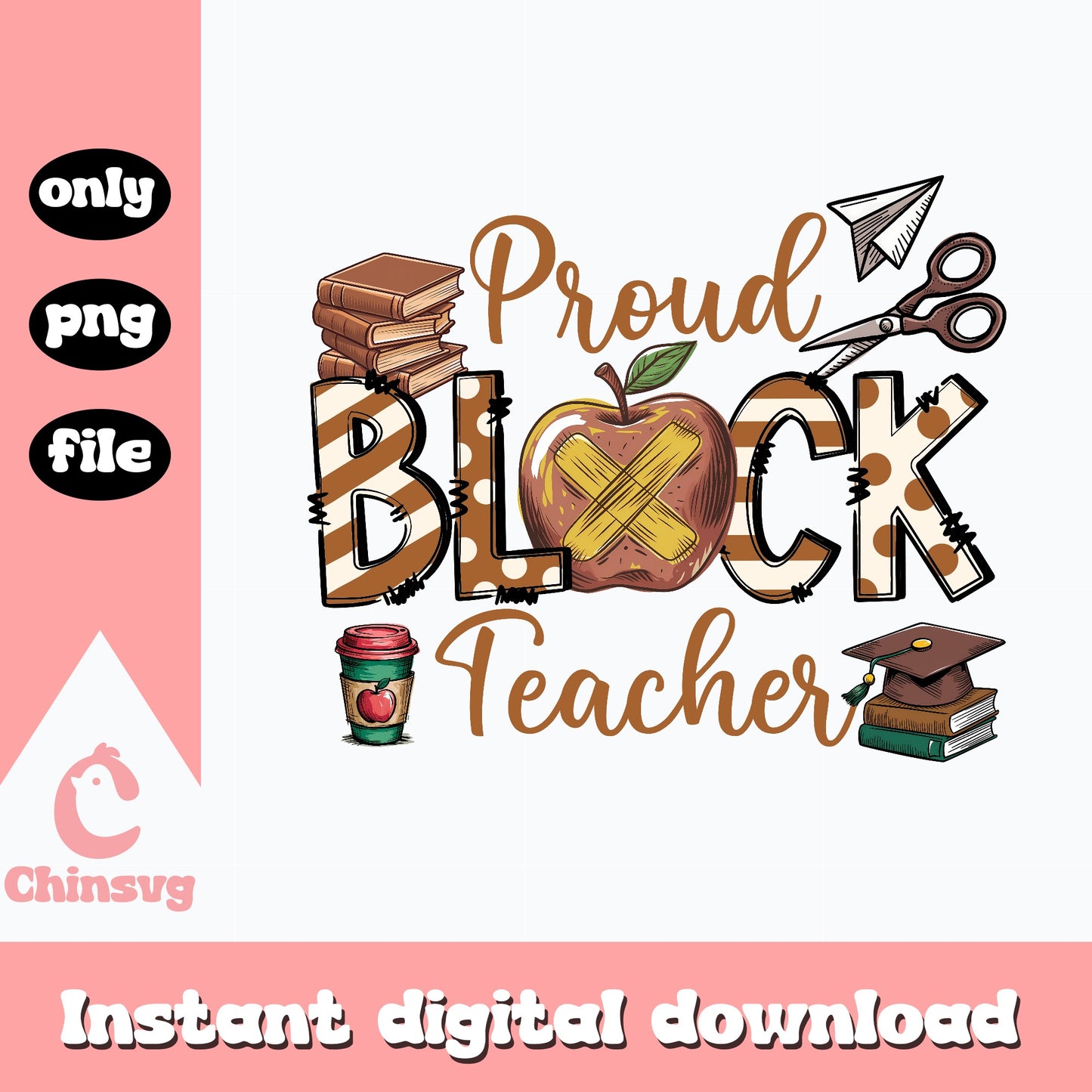 Proud Black Teacher PNG, Black History Teacher PNG, Teacher PNG
