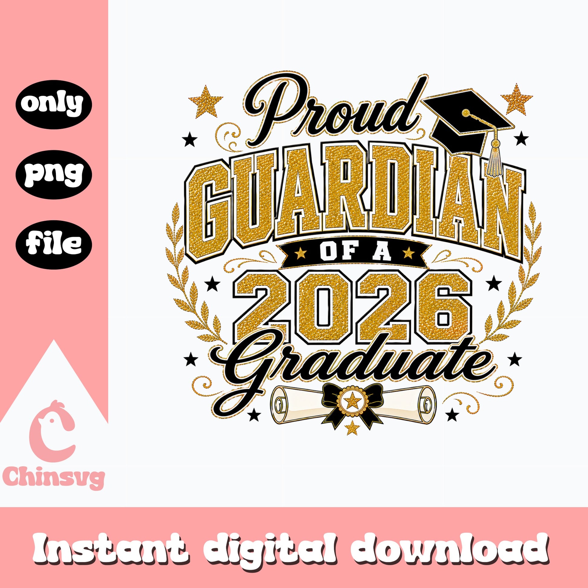 Proud Guardian Of A 2026 Graduate PNG, Graduation PNG, Class Of 2026 PNG