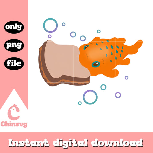 Pudge fish eating png, Pudge fish png, stitch Pudge fish png