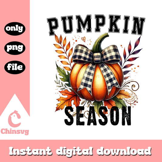 Pumpkin season ribbon halloween vibes design png, halloween holiday png