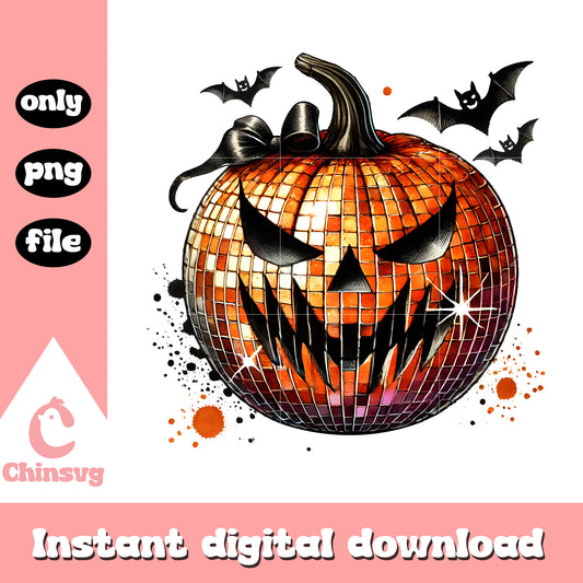 Pumpkin season twinkle coquette bow halloween png, halloween png