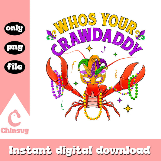 Purple crawfish mardi gras png, mardi gras what it means​ png
