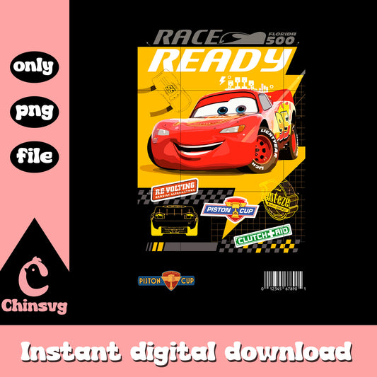 Race ready piston cup disney design png, clipart cars disney png