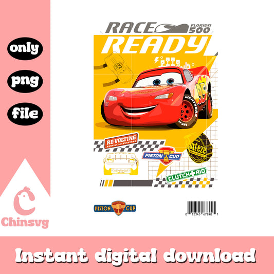 Race ready piston cup disney png, cars disney character png