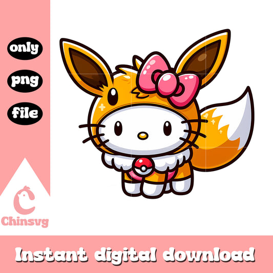 Raichu hello kitty png, kitty cat png, pokemon characters png