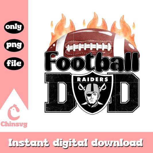 Raiders football dad cartoon png, raiders sports​​​​​​​​​​​​​ png
