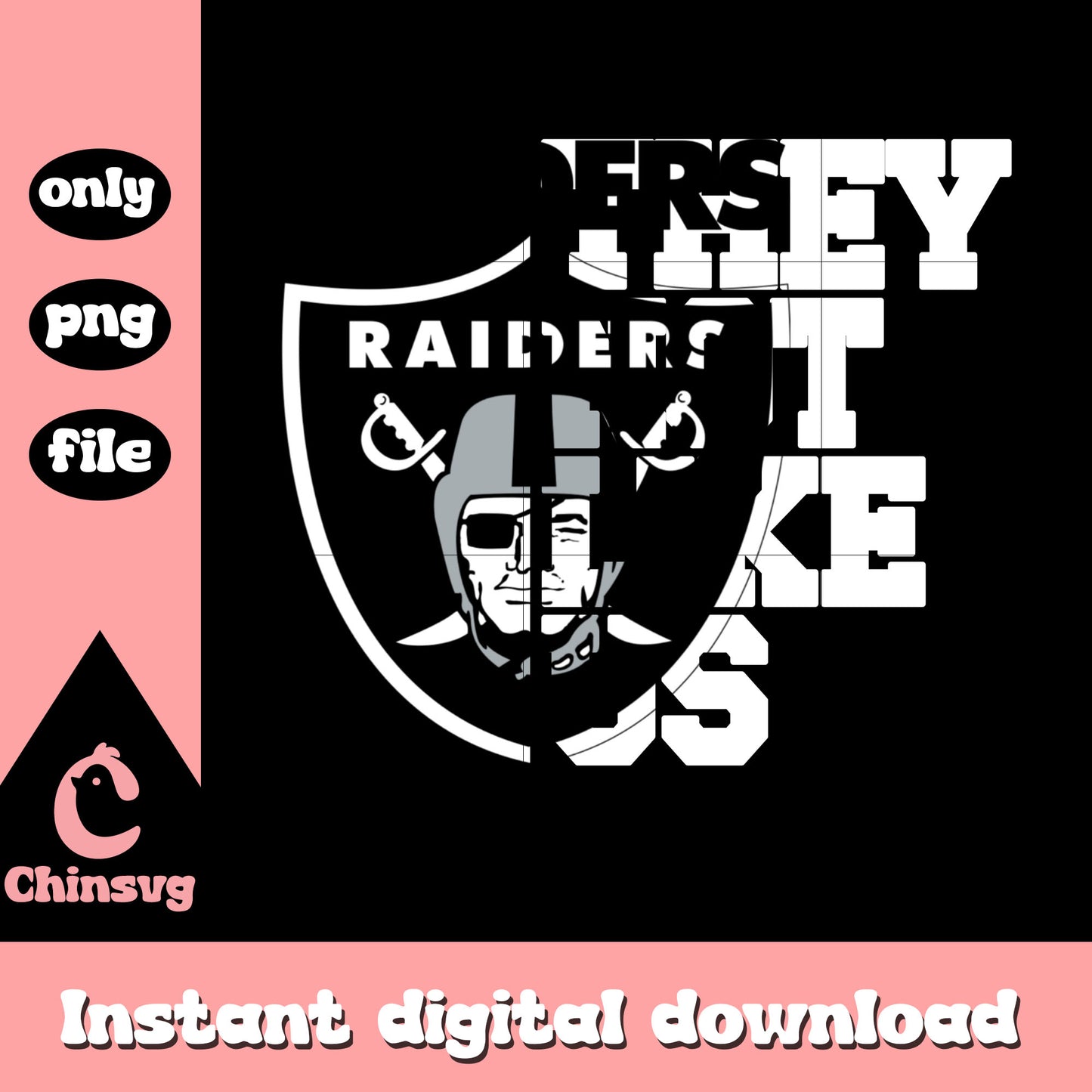Raiders they not like us png, Las Vegas Raiders nfl png