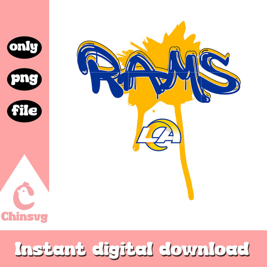 Rams logo design png, Los Angeles Rams football png