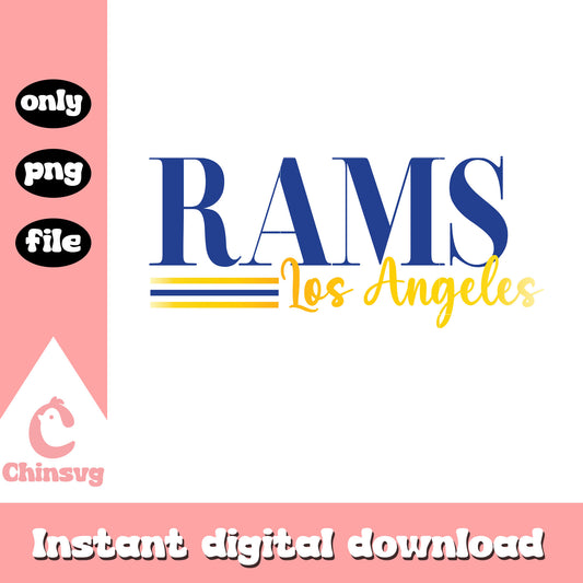 Rams los angeles font logo design svg, los angeles rams nfl svg