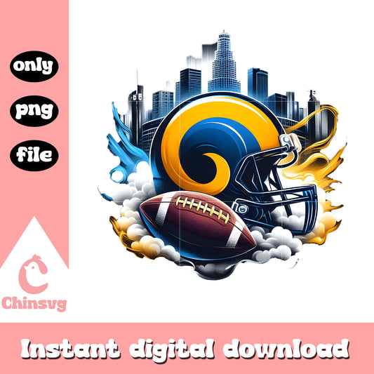 Rams speed authentic logo png, los angeles rams nfl​ png