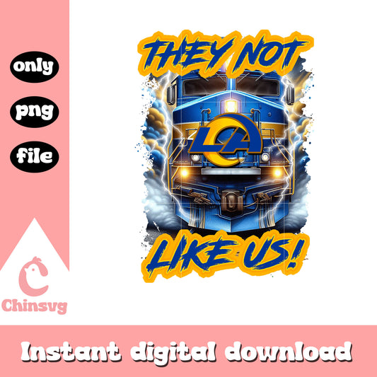 Rams they not like  us png, Los Angeles Rams png