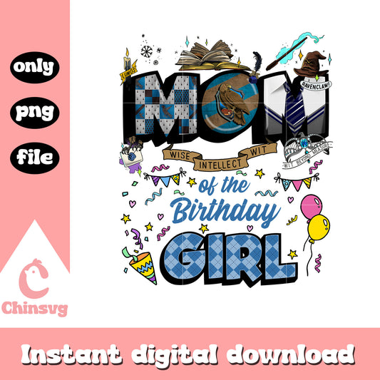 Ravenclaw mom of the birthday girl png, harry potter png