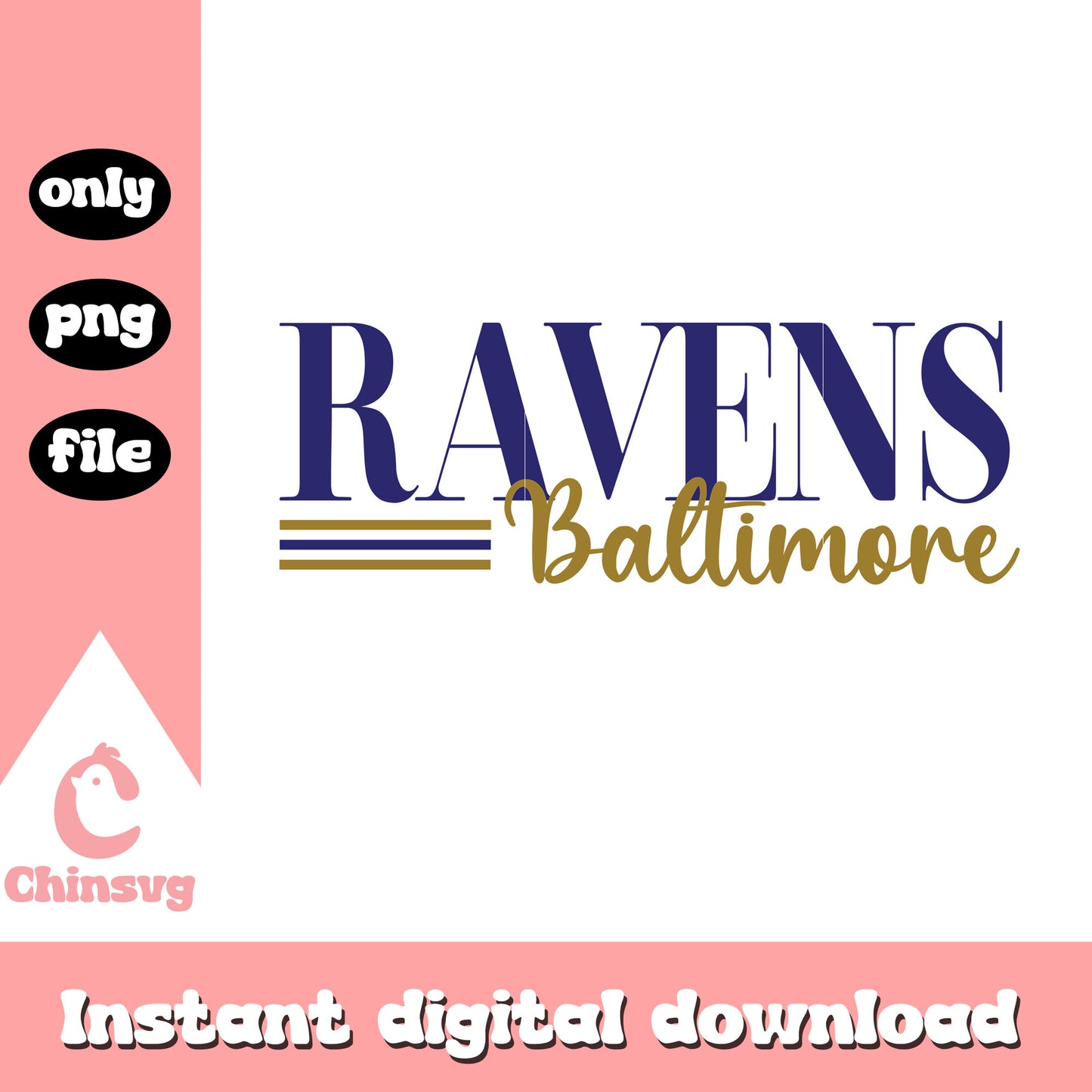 Ravens baltimore font logo design svg, baltimore ravens nfl svg