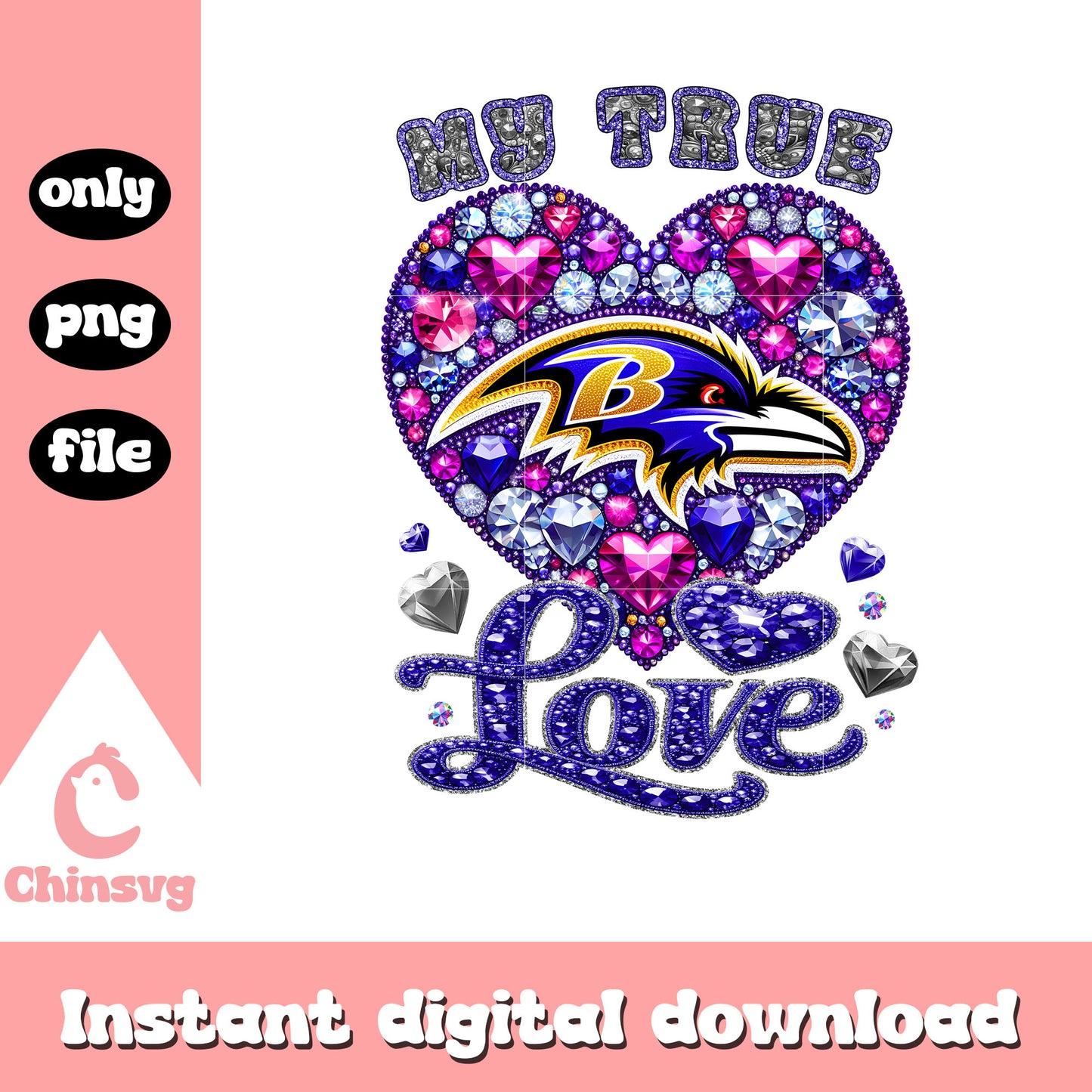 Ravens purple diamond design png, baltimore ravens football​​​​ png
