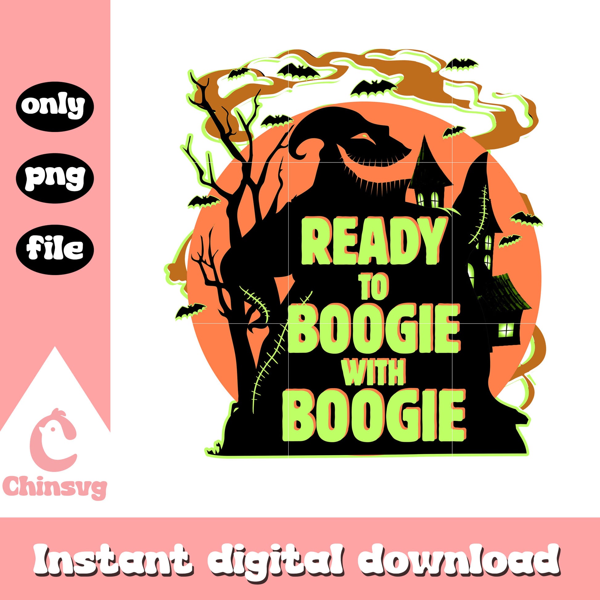 Ready to boogie with boogie design png, oogie boogie character png