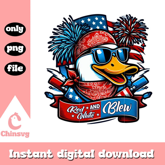 Red white and blew 4th of july design png, usa 4th of july png