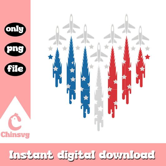 Red white and blue america design png, america flag png