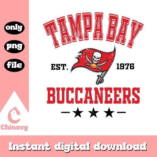 Red word buccaneers custom png, nfl football buccaneers​ png