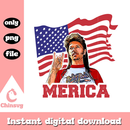 Retro Patriotic Joe Dirt Merica US Flag png, Patriotic Joe Dirt png