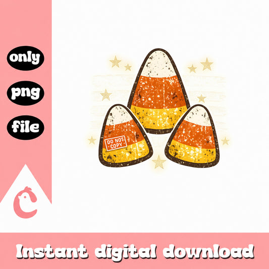 Retro Candy Corn Halloween PNG, Vintage Halloween Candy PNG, Halloween PNG