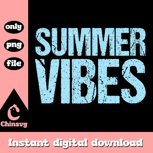 Retro summer vibes logo png, vibes of summer​ png, summer vacation png