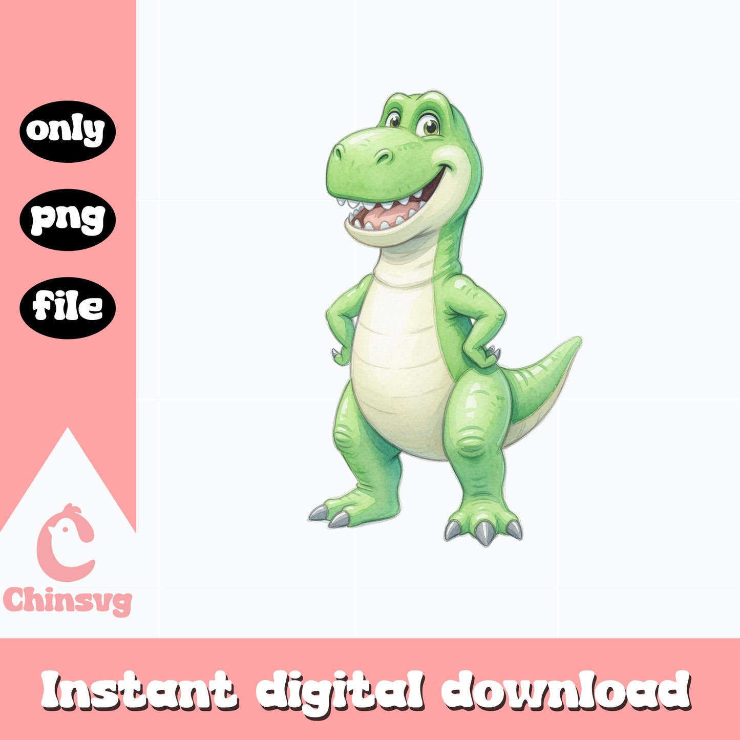 Rex Toy Story Clipart PNG, Dinosaur Clipart, T-Rex PNG