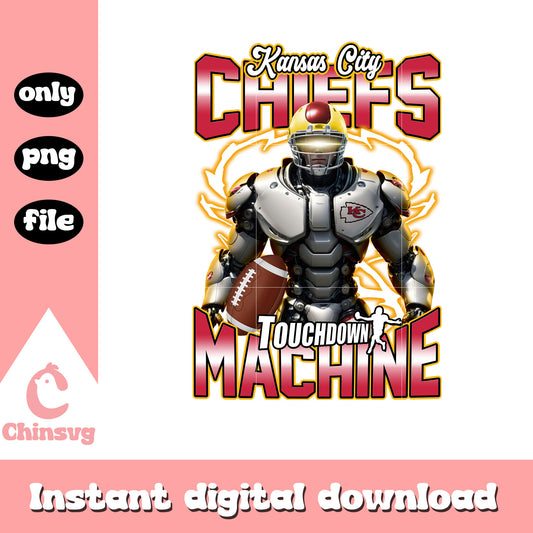 Robot chiefs design logo png, nfl kansas city chiefs​ png